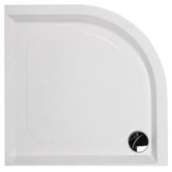 Dušo padėklas Paa Classic 90x90 (radius 500), su panele ir kojelėmis, baltas
