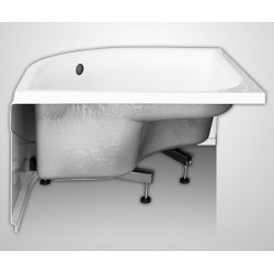 Dušo padėklo Roth Viki Lux atrama, 90x90