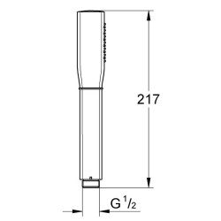 Dušo galva Grohe Grandera Stick