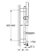 Dušo komplektas Grohe Euphoria Stick Cosmo