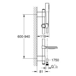 Dušo komplektas Grohe Euphoria Stick Cosmo