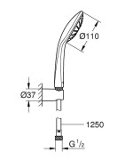 Dušo galva Grohe Euphoria 110 Mono su laikikliu, 1 srovės