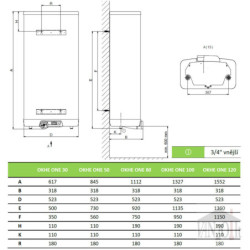 Elektrinis vandens šildytuvas Dražice OKHE ONE 80