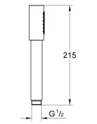Dušo galva Grohe Sena Stick, 1 srovės