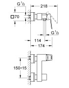 Dušo maišytuvas Grohe Eurocube