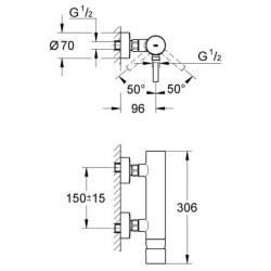 Dušo maišytuvas Grohe Essence