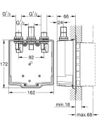 Potinkinė dalis Grohe Eurosmart Cosmopolitan T