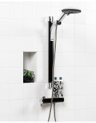 Dušo komplektas Gustavsberg Coloric, Juodas