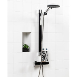 Dušo komplektas Gustavsberg Coloric, Juodas