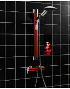 Dušo komplektas Gustavsberg Coloric, Raudonas