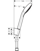 Dušo komplektas Hansgrohe Croma E Vario/Porter 1.25