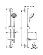 Dušo komplektas Ideal Standard IdealRain