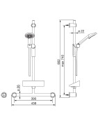 Dušo komplektas Oras Optima