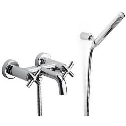 Dušo komplektas Roca Loft,su termostatiniu dušo/vonios maišytuvu