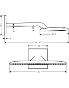 Potinkinė dušo galva Hansgrohe Raindance E 420, 2 srovių