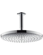 Dušo galva iš lubų Hansgrohe Raindance S 300, su 100mm alkūne