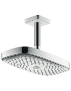 Dušo galva iš lubų Hansgrohe Raindance E 300, su 100mm alkūne