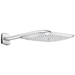 Dušo galva iš sienos Hansgrohe Pura Vida 400, su 390mm alkūne