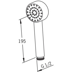 Dušo galva Oras IL Bagno Alessi One