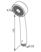 Dušo galva Oras Apollo, antikalkinė