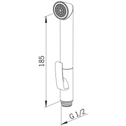 Rankinis dušas Oras Bidette Optima