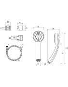 Dušo komplektas Ravak 901.00