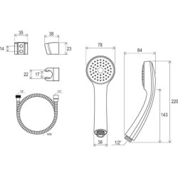 Dušo komplektas Ravak 901.00
