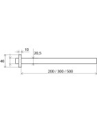 Dušo alkūnė iš lubų Ravak 705.00