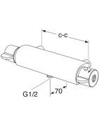 Termostatinis dušo maišytuvas Gustavsberg Nordic 3