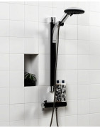 Dušo maišytuvas Gustavsberg Coloric, Juodas