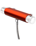 Termostatinis dušo maišytuvas Gustavsberg Coloric, Raudonas