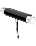 Termostatinis dušo maišytuvas Gustavsberg Coloric, Juodas