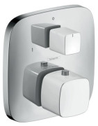 Dekoratyvinė dalis Hansgrohe PuraVida, su mygtuku, balta