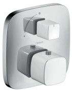 Dekoratyvinė dalis Hansgrohe PuraVida, su mygtuku, balta