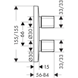 Potinkinis uždaromasis ventilis Hansgrohe PuraVida iControl