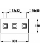 Potinkinis vonios/dušo maišytuvas Jika Cubito, be dušo komplekto