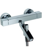 Vonios/dušo maišytuvas Jika Cubito, su dviem rankenėlėmis