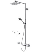 Termostatinis lietaus dušo komplektas Oras Optima, su rankenėlėm