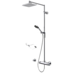 Termostatinis lietaus dušo komplektas Oras Optima, su rankenėlėm