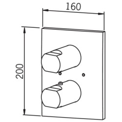 Maišytuvo dekoratyvinė dalis Oras IL Bagno Alessi One