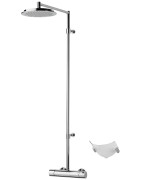 Termostatinis lietaus dušo komplektas Oras Cubista