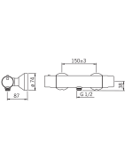 Termostatinis dušo maišytuvas Oras IL Bagno Alessi One
