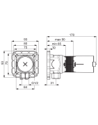 Potinkinė dušo galvos/rankinio dušo jungtis Oras Signa
