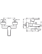 Vonios ir dušo maišytuvas Oras Twista