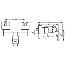 Dušo maišytuvas Oras Twista