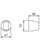 Laikiklis dušui Oras Sensiva, Apollo, Bidette, baltas