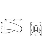 Dušo laikiklis Hansgrohe Porter E