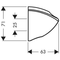 Dušo laikiklis Hansgrohe Porter C