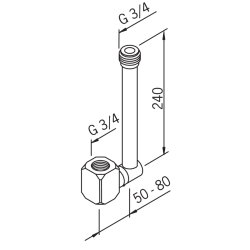 Vamzdinio dušo jungtis Oras