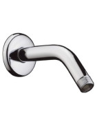 Dušo alkūnė Hansgrohe potinkinei dušo galvai iš sienos, 128mm